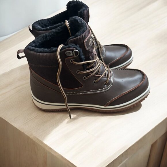 Eddie Bauer Brown Winter Men Boots Size 8 Med main image 5